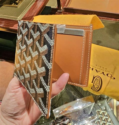 yellow goyard wallet|Goyard saint florentin wallet price.